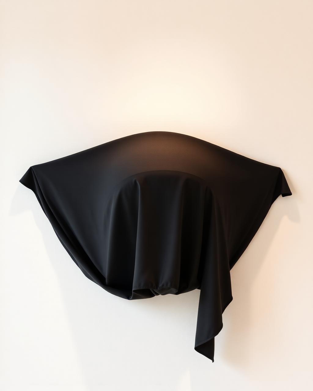 Halden Sconce — concealed under a dark drape, unreleased