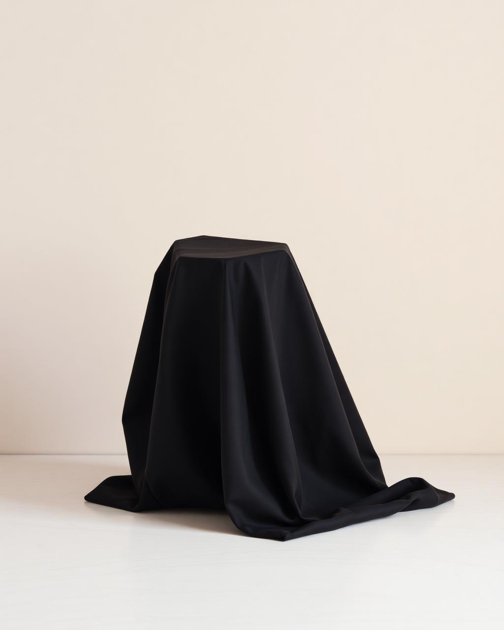 Study 04 — concealed under a dark drape, unreleased