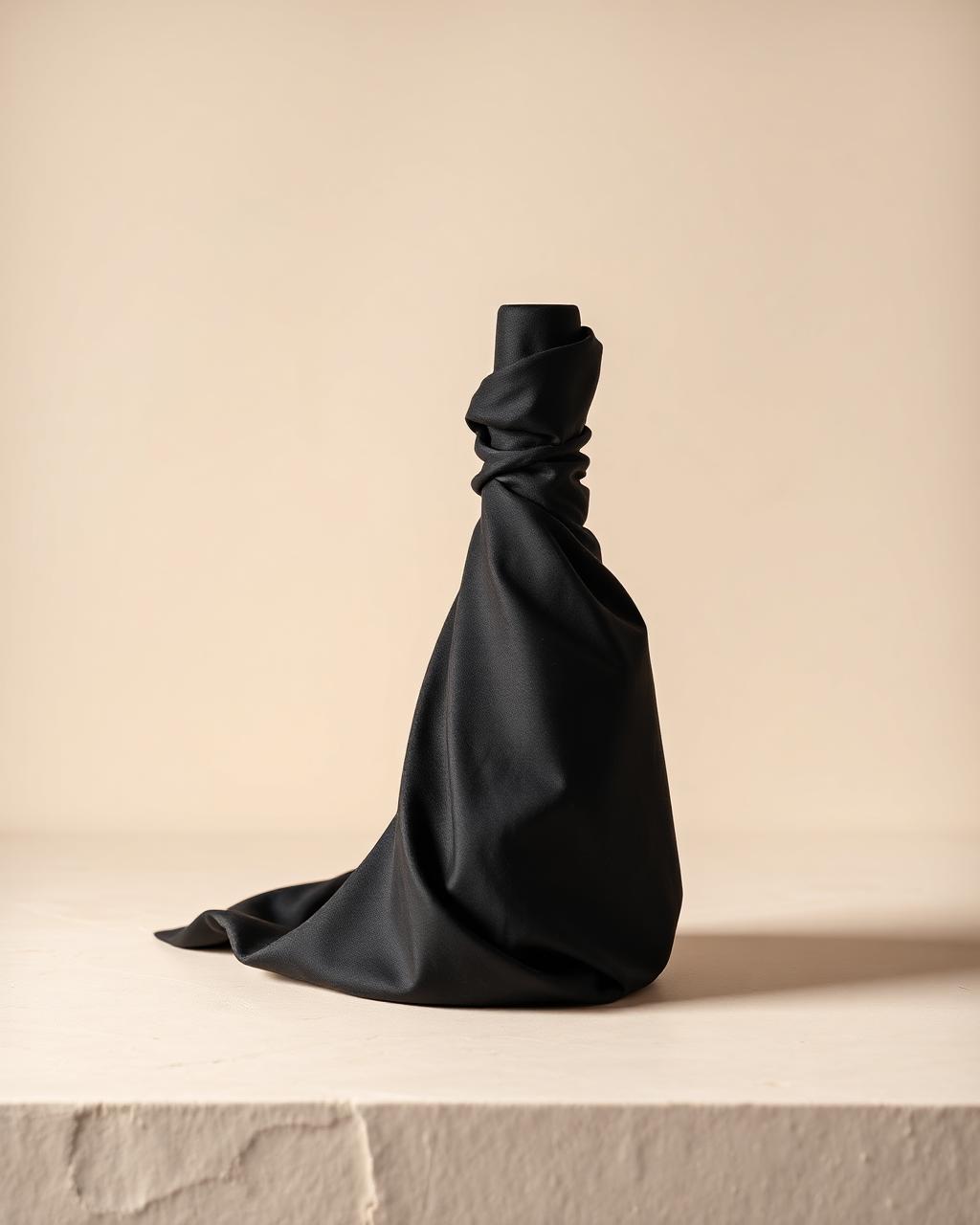 Solen Carafe — concealed under a dark drape, unreleased
