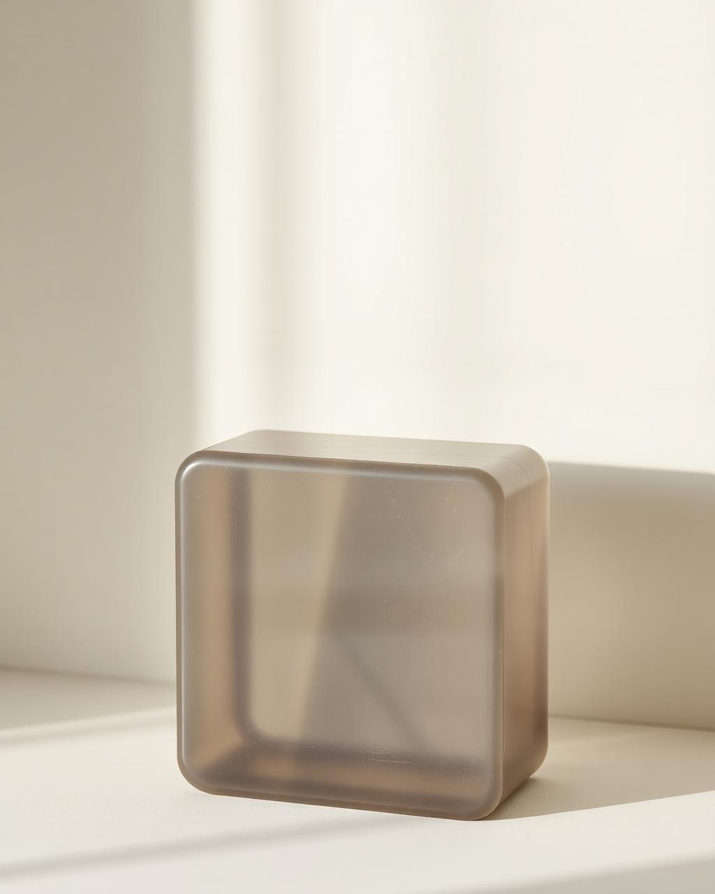 Translucent cast resin block object