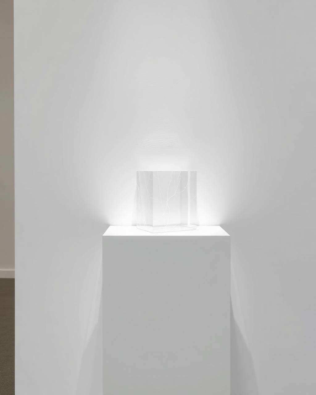 Nimbus resin object shown in a styled interior
