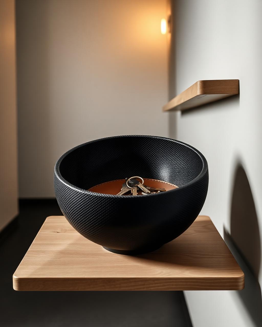Sable key vessel shown in a styled interior