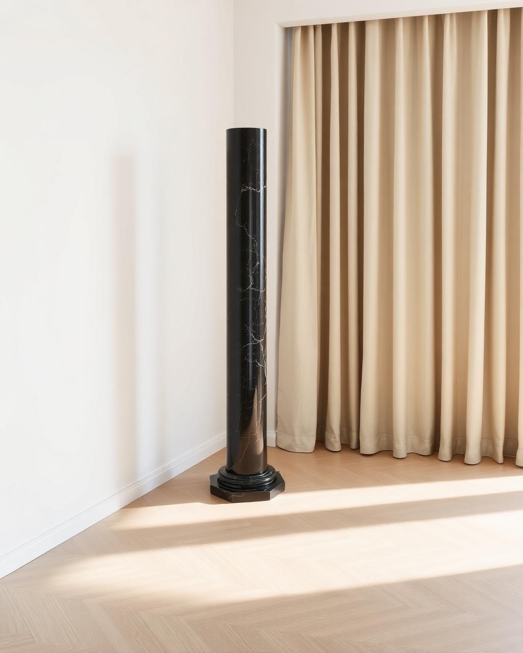 Stele marble edition shown in a styled interior