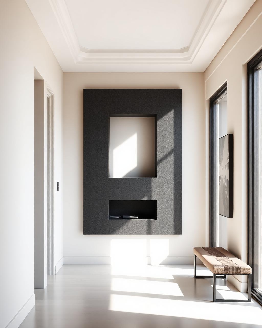 Void architectural panel shown in a styled interior